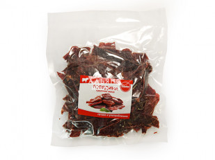 Горбуша соломка солено-сушеная: Говядина вяленая (строганина)