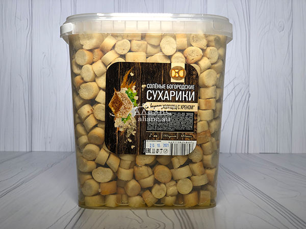 Сухарики с холодцом и хреном в Каспийске