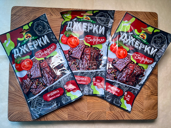 Джерки из индейки "Баффало" 45 гр. в Каспийске