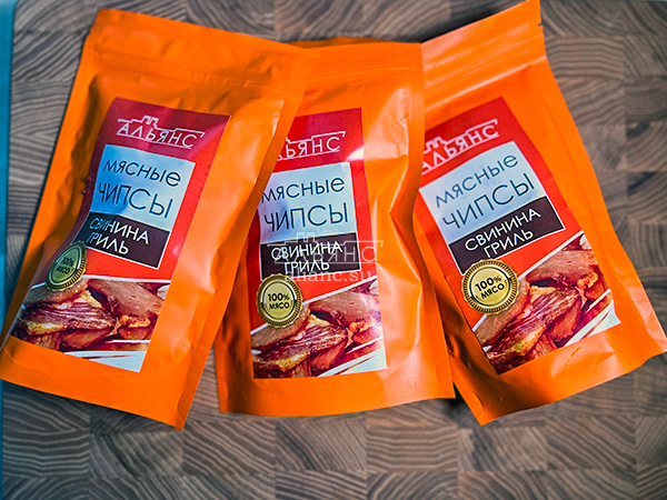 Мясо (АЛЬЯНС) вяленое свинина "Гриль" 50 гр. в Каспийске