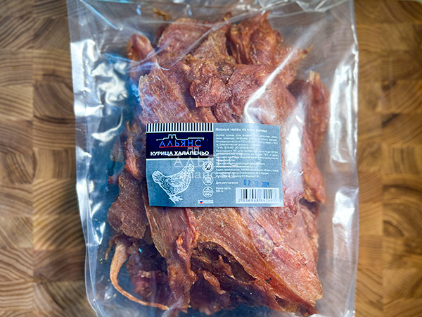 Мясо (АЛЬЯНС) вяленое курица 500гр "С халапеньо" в Каспийске