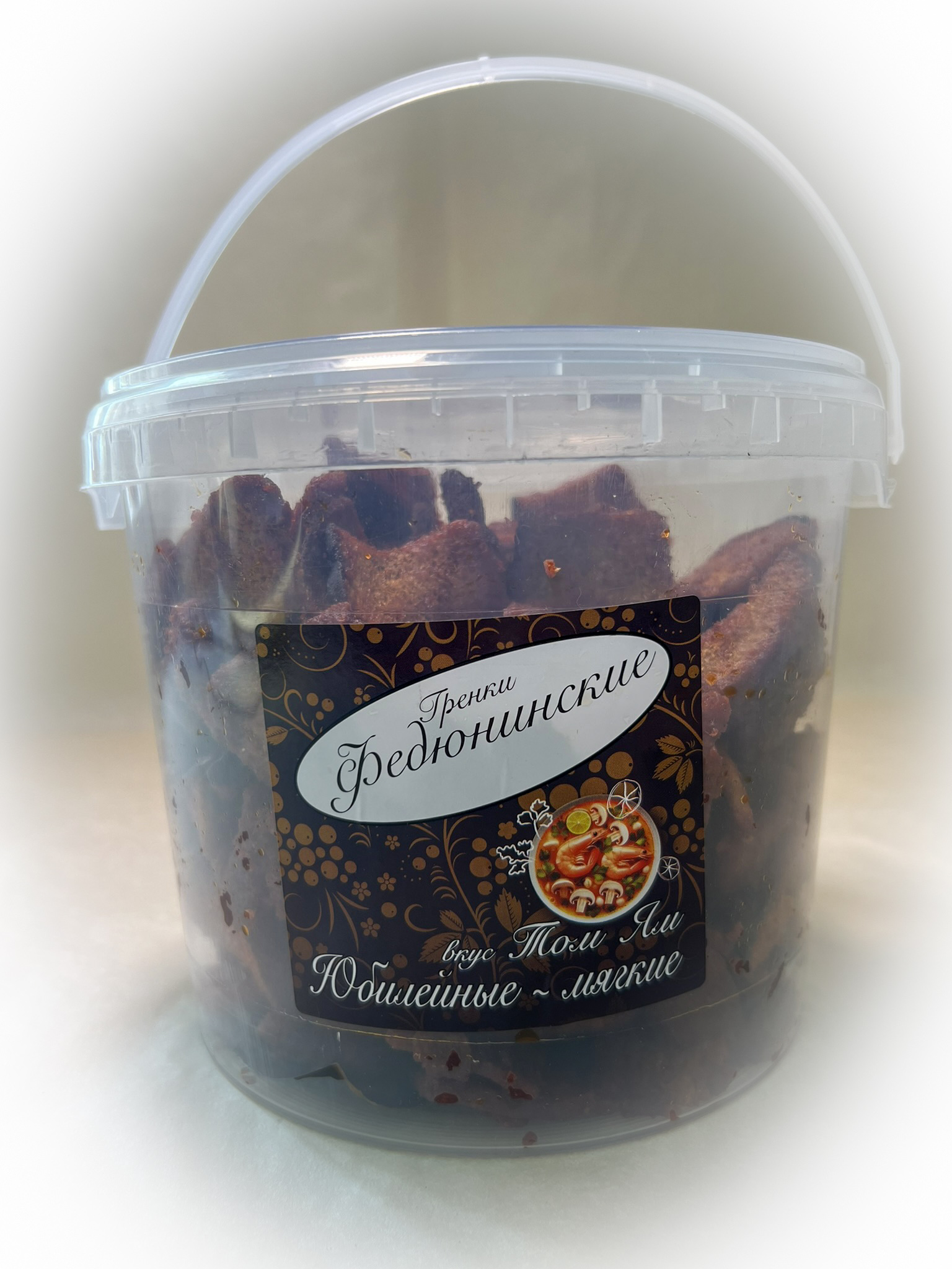 Гренки "ФЕДЮНИНСКИЕ" "Том ям" (ведро 900 гр.) в Каспийске