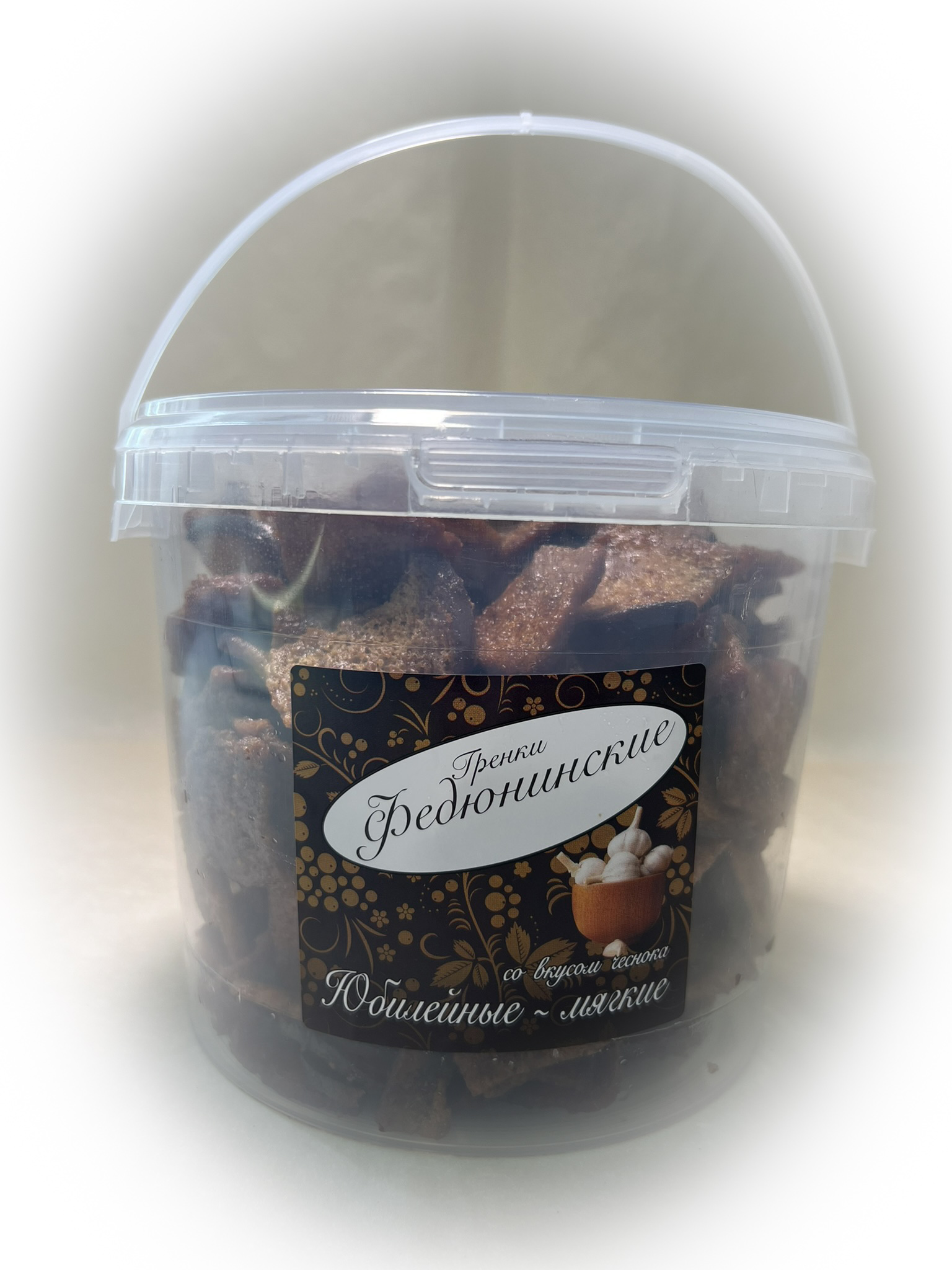 Гренки "ФЕДЮНИНСКИЕ" "Чеснок" (ведро 900 гр.) в Каспийске
