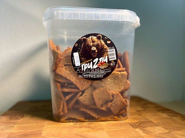 Ведро Ржаные гренки со вкусом Крылышки Барбекю (1 кг) в Каспийске