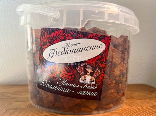 Сырный продукт ФЕРМЕРСКИЙ коса белая: Гренки 