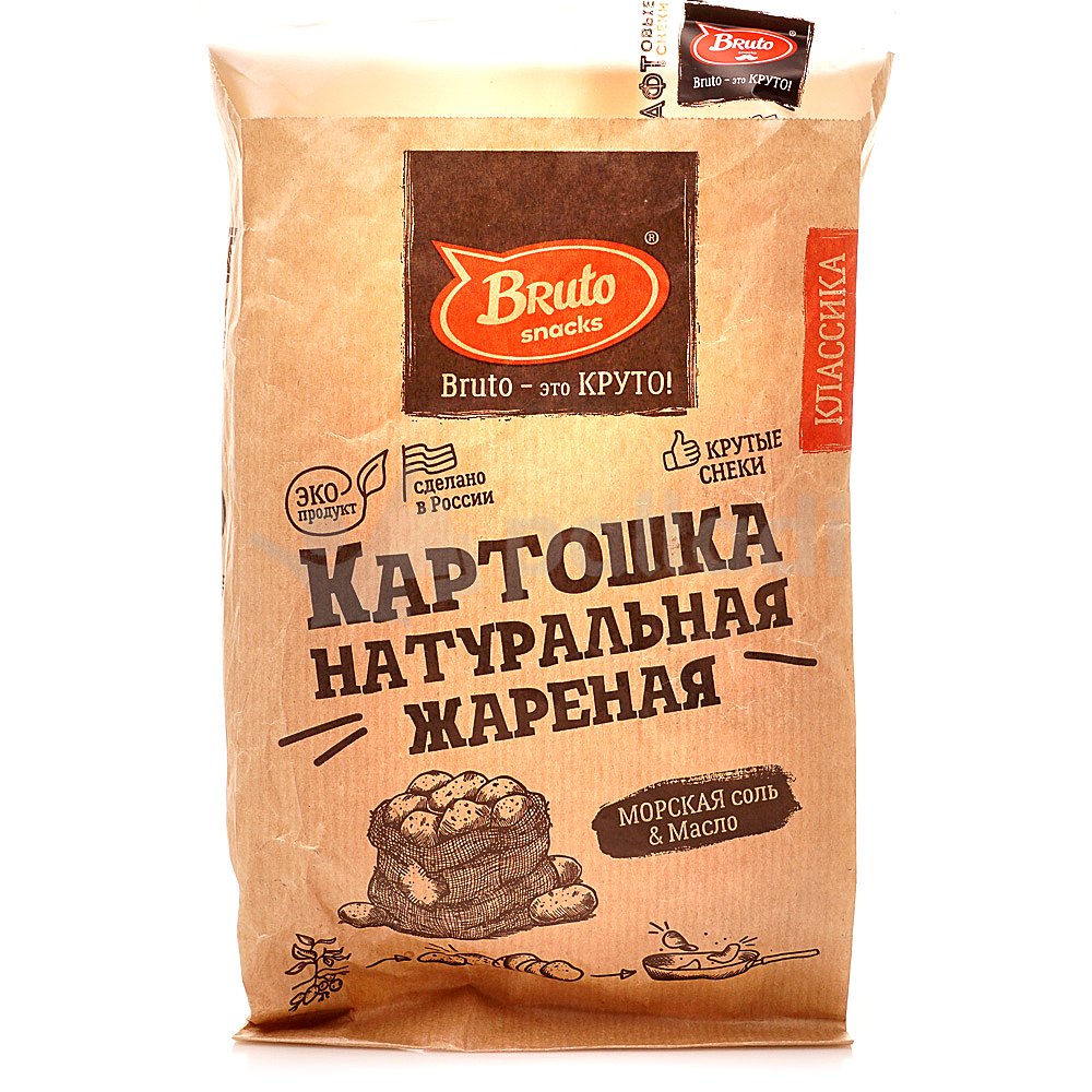 Картофель «Бруто» с солью 70 гр. в Каспийске